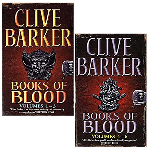 Books Of Blood Omnibus Series 2 Books Collection Set (Volumes 1-6)