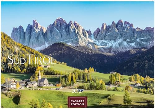 Südtirol Kalender 2027 – Wandkalender | Fotokalender Italien 24x35cm - 12 eindrucksvolle Fotografien aus Südtirol: Dolomiten, Bergseen, Almen und Traditionsorte.