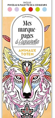 Mes marque-pages à l'aquarelle - Animaux totem