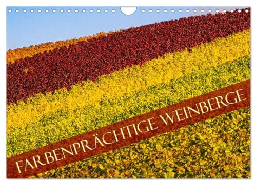 Farbenprächtige Weinberge (Wandkalender 2026 DIN A4 quer), CALVENDO Monatskalender: Die Farbenpracht in den herbstlichen Weinbergen ist absolut faszinierend. (CALVENDO Natur)