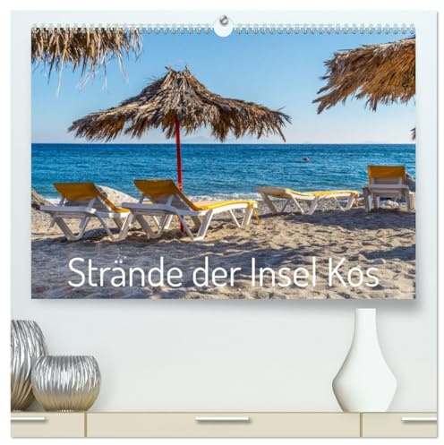 Strände der Insel Kos (hochwertiger Premium Wandkalender 2026 DIN A2 quer), Kunstdruck in Hochglanz: Die schönsten Strände der Urlaubsinsel (CALVENDO Orte)