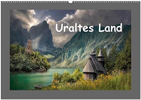 Uraltes Land (Wandkalender 2026 DIN A2 quer), CALVENDO Monatskalender: Fantasy - Landschaften (CALVENDO Natur)