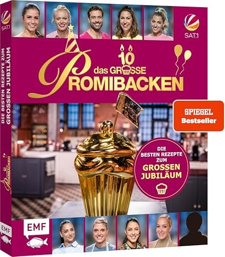 Das große Promibacken: Die besten Rezepte zum großen Jubiläum | Alle Sieger*innen, alle Staffeln, plus das Beste aus den Technischen Prüfungen
