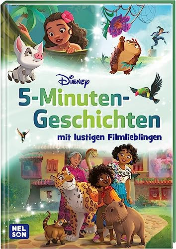 Disney Vorlesebuch: 5-Minuten-Geschichten mit lustigen Filmlieblingen: Encanto, Raya und Vaiana auf neuen Abenteuern | Geschichten mit den beliebtesten Disney-Sidekicks (ab 3 Jahren)