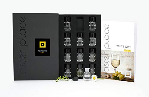 TASTERPLACE White Wine Aromas - English Version - Tasting Tool - for Sommeliers And Amateurs
