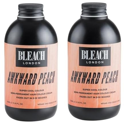 (2 PACK) Bleach London Super Cool Colours Awkward Peach x 150ml