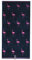 jilda-tex Strandtuch 90x180 cm Badetuch Strandlaken Handtuch 100% Baumwolle Velours Frottier Pflegeleicht (Flamingos Allover)
