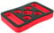 Polar Whale Floating Spa Hot Tub Bar Drink and Food Table Red and Black Refreshment Tray for Pool or Beach Party Float Lounge Durable Foam 7 Compartment UV Resistant