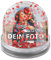 PhotoFancy® - Schneekugel mit Foto und Glitzer-Herzchen personalisiert gestalten