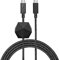 Native Union Type-C Desk Cable – USB-C to USB-C 8ft Ultra-Strong Non-Slip Charging Cable with Anchor Weight Compatible with iPhone 15, MacBook Pro 13 M1/ M2, Air 13/15, Surface Go 3 (Cosmos)