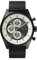 DeTomaso D10 Chronograph Limited Edition Notturno Nero Schwarz Herren-Armbanduhr Analog Quarz Mesh Milanese Schwarz