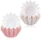 Wax Melt Liners, 50pcs Reusable Wax Tray Leakproof Candle Warmer Liners for Scented Electric Waxes Warmers Plug in and Candle Warmer (Pink, White)