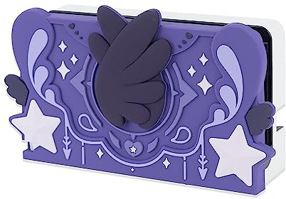 Cubierta de silicona blanda GeekShare para el dock de Switch, panel frontal resistente a arañazos, almohadilla de funda, compatible con la estación de carga de Nintendo Switch/OLED