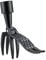 QUINTRA manuelle Jäten Haken Zugmaschine Garten Jäten Wurzelöffner Langer Kein Stehender Typ Unkraut Entferner Maschine (Black, One Size)
