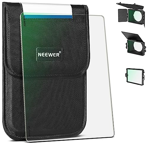 NEEWER Filtro UV Quadrato da 4x5,65, Filtro Protettivo per il Cinema con Rivestimento Multiplo Compatibile con Tilta Compatibile con SmallRig e Altre Scatole Opache,Telaio Spesso 4mm/Vetro Ottico HD