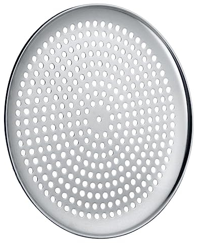 BESTonZON Plat À Pizza Avec Des Trous Rond Pizza Bac À 12 Pouces En Acier Inoxydable Plat À Pizza Pour Four Ustensiles De Cuisson Pizza Plateau Antiadhésif Ustensiles De Cuisson