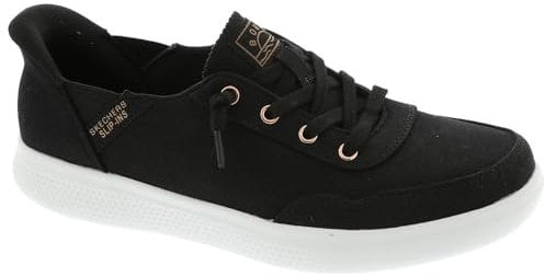 Skechers Skip B Cute, Bobs Skipper Keep IT Sweet Mujer, Black Canvas, 37 EU