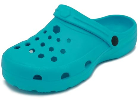 Sprint Sport Unisex Clogs für Strand, Garten, Arbeit, Zuhause mit Riemen | Der Fersenriemen kann bei Bedarf zusätzlichen Halt geben – für den Wechsel zwischen lockerem Schlupf und sicherem Sitz.