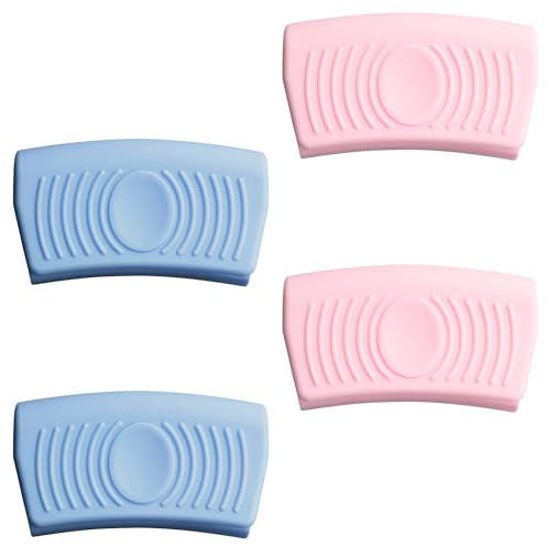 Vanyibro 2 Pairs Silicone Assist Handle Holder for Frying Pans,Heat-Resistant, Non-Slip Pot Handle Covers