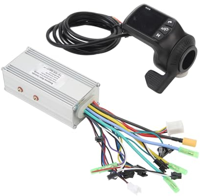 VGEBY Motor Brushless Controller Kit, 36V 48V 60V 1000W 38A 3 Modus Sinuswellen Controller mit Wasserdichtem Panel, für den Austausch von Elektrofahrrädern