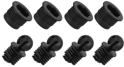 sourcing map Speaker Grill Guides Plastic Ball and Socket Type 12mm Dia for Speaker Parts Accessories Pack of 4