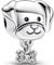 GHMIOU Charms 925 Sterling Silber 5A Zirkonia Charm Anhänger für Armband Charm Bead Pendant für Europäische Armbänder Halsketten Schmuck Geschenk für Damen Frauen (Pet dog)