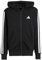 adidas Unisex Kinder Essentials Full Zip Hoodie, Black/White, 11-12 Years
