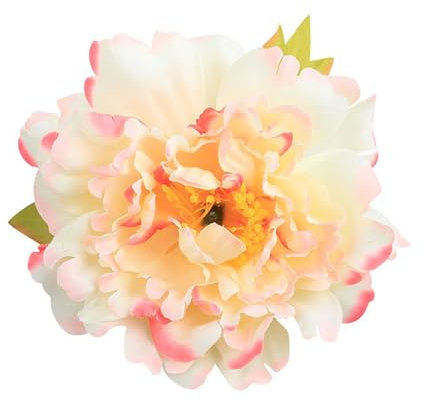 120mm Broches à Fleurs En Tissu Délicat Pour Mariage Sur La Plage Épingles à Revers Faites à La Main Pour Femmes Et Filles Vêtements Accessoires Décoratifs Pour Cheveux Cadeaux (Rose beige)