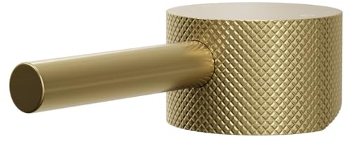 Wholesale Domestic Colore Brushed Brass Industrial Style Mini Mono Basin Mixer Fully Knurled Tap Head