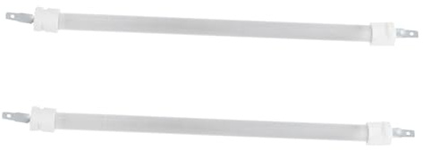 Tube Chauffant de Remplacement Chauffage Rapide Quartz Céramique 2 Pièces | Compatibilité de Remplacement, Chauffage Uniforme et Résistance à Haute Température, Blanc pour Appareils Électriques