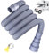Tuyau d'évacuation pour caravane, tuyau d'évacuation des eaux usées pour camping-car, pièces et accessoires de camping-car,Anti-fuite et gain de place et extensible (9m)