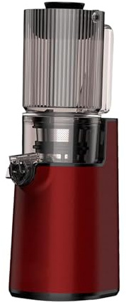 MagiDeal Extracteur de jus à pression à froid, extracteur de jus à mastication lente, alimentation automatique électrique, multifonctionnel, usage domestique, Rouge