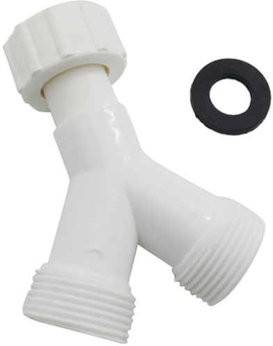 Upgraded Y Shape Connector 3/4 Hose Y Piece Splitter Connector for Washing Machine & Dishwasher Easy Install
