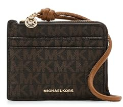 Michael Kors Jet Set Portafoglio da Polso Piccolo in Pelle Martellata