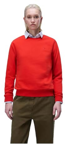 Napapijri Sweatshirt aus French Terry, Rot/Ausflug, einfarbig (Getaway Solids), M