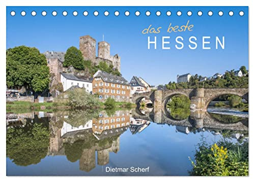 Das beste Hessen (Tischkalender 2026 DIN A5 quer), CALVENDO Monatskalender: Exzellentes Hessen-Porträt in Bildern (CALVENDO Orte)