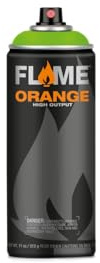 Molotow Flame Orange Spray Paint - Matt Acrylic 400ml Can Kiwi FO-642
