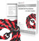 Ganzoo Paracord 550 Hunde-Leine Set selbst knüpfen, Bastelset, DIY Geschenk (Rot)