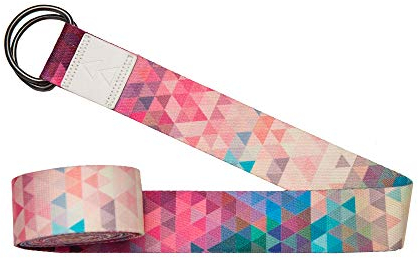 Yoga Design Lab Yogagurt 240 cm | Extra Langer, bunter Yoga Gurt, umweltfreundlich | Für eine intensivere Dehnung bei Gymnastikübungen (Tribeca Sand)