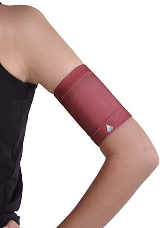 Dia-Band, armband for CGM Freestyle Libre, Medtronic, Dexcom or Omnipod - Comfortable and reusable diabetic armband for glucose sensor. (XXL (33-37 cm))