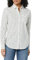 Amazon Essentials Chemise Boutonnée en Popeline à Manches Longues, Coupe Classique Femme, Noir Blanc Points, L
