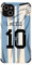 Slrioks Messi Jersey Phone Case Soccer Case for iPhone 14 13 12 11 Pro Max Plus Mini Xr Xs X 7 8 6 Thin Leather Silicone Shockproof