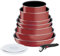 TEFAL L1529402 INGENIO EASY COOK N CLEAN Set 10 Pieces : Poeles + Casseroles + Wok + Sauteuse + Couvercles hermétiques + Poign