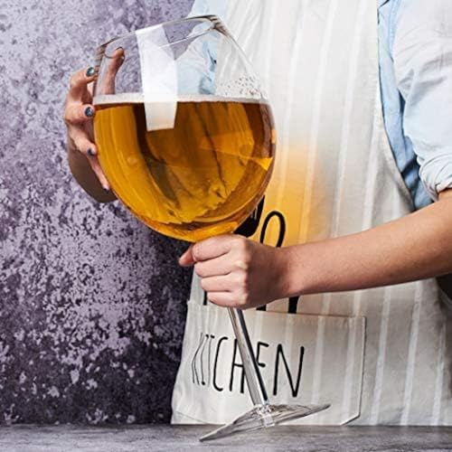 Calice Rosso Gigante Sovradimensionato Bicchiere da Birra Extra Large da 3000 Ml Grande Rosso Xuan di Grande capacità,Un,Bonny369
