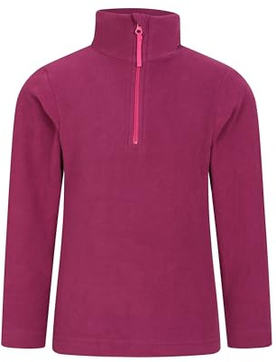 Mountain Warehouse Camber II Kinder-Fleece mit Reißverschluss - Leichtes Microfleece - Outdoors