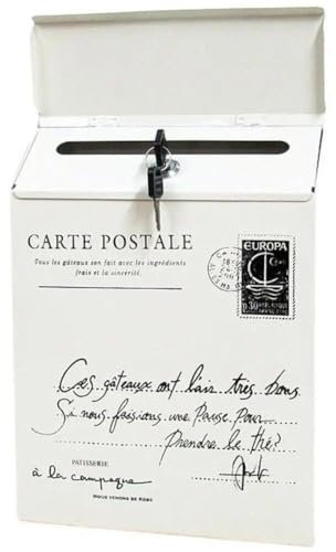 Vintage Wall Mount Mailbox Retro All Chic Post Box Antique Style Letter Box Garten Dekoration wasserdichte Mailboxen Für Zu Hause