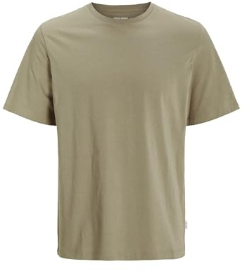 JACK & JONES Men's Jjeorganic Basic Tee SS O-Neck Noos T-Shirt, Coriander, XL