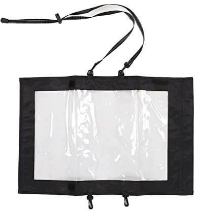 HERCHR Pochette Transparente pour Cartes De Randonnée, étui Transparent en TPU pour Cartes étanche, Porte-Cartes étanche, 2 Sangles Supplémentaires pour Le Camping en Plein Air
