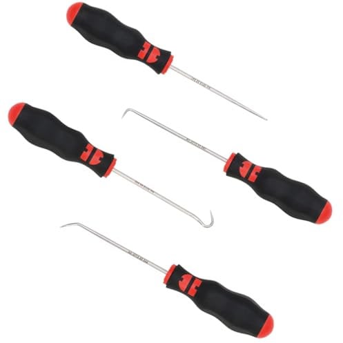 Würth Universalhaken Satz 4-teillig 165mm Länge, Haken für O-Ring Dichtungsring Entferner Kratzer Dichtringentferner 071555340