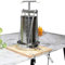 SQUEEZE Master Manuelle Tischpresse für Obstwein, Tinktur, Kräuterkäse und Apfelwein – 5 Liter – Edelstahl-Kompaktpresse mit kraftsparendem Griff – für Saft, Nussmilch und Olivenöl